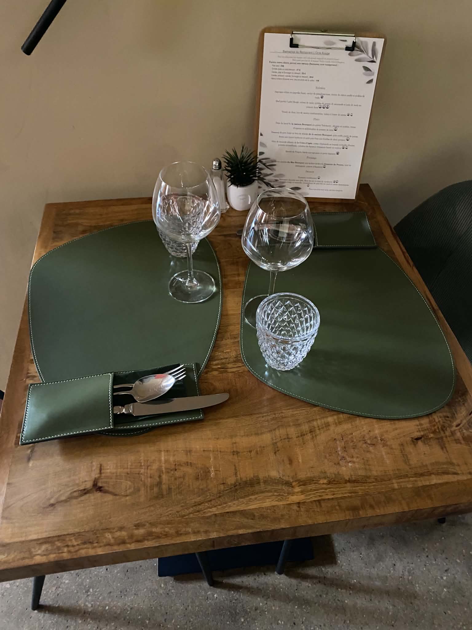Salle & table